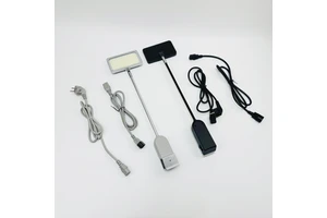 Led Exhibition Lights SMD 16W 25W Long Arm LED Spot Light with Roll-Up Stand - Exhibition Booth Lighting, Pull-Up Banner Display