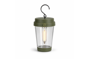 A11 Battery Powered LED Hanging Lantern IPX4 Waterproof 2-Level Dimming Cup Light with Hook for Camping Garden DIY