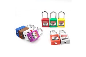 Manufacturer Cheap OEM Loto Steel Shackle Safety Padlock For Industrial Lockout Tagout