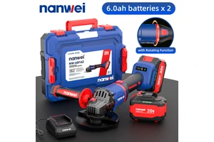 Nanwei 20V Brushless Cordless Angle Grinder (125mm) with Rotating Function