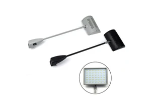 Commercial LED Booth Arm Light AC100-240V Linkable Trade Show Spot Lamp 60/120 Beam Angle 3000-5700K Color Temp SAA Exhibition