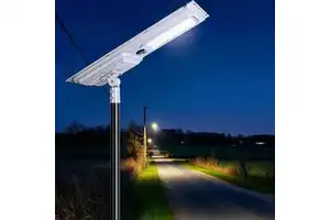 Super Bright City Road Lighting 180lm/w IP65 Outdoor Solar Street Light with Motion Sensor Remote Control Optional