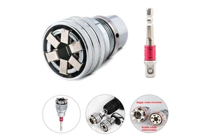 3/8" Hex Shank Impact Power Drill Adapter Adaptive Magic Wrench Sleeve Repair Tools Universal Adjustable Socket
