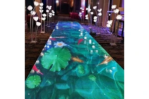 Floor Tile LED Screen 3D Colorful Interactive Video P3.91 P4.81 P6.25 Shopping Mall Exhibitions LED Stage Floor Panel Display