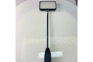 LINGTONG DG434/DG435 CE Certified Adjustable Color Temperature 30W/50W Foldable Portable Lightweight Aluminum LED Trade Show
