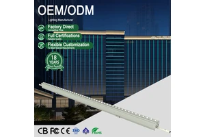 Landscape LED Linear Light DMX512 12W 14W RGB RGBW Outdoor Project Linear Light