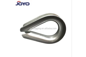 DIN6899A High Quality Thimble Manufacturer Hot Dip Galvanized European Type Wire Rope Thimble