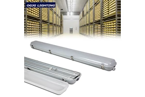 ETL SAA CE CB Listed Super Bright IP66 PC Barn Hanging Linear Vapor Tight Fixture Dali Dimming 5-Year Warranty Led Batten