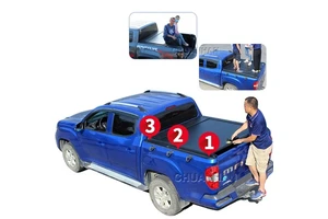 Pickup Truck Retractable Bed Cover Roller Lid Hard Tonneau Cover for toyota Hilux Vigo Revo 2022 Great Wall Steed