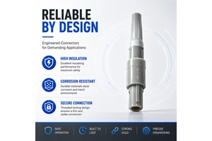 Plastic Shell 1P 4 Pin Panel Mount Socket Plastic Push Pull Circular Connector For Laser Beauty Devices