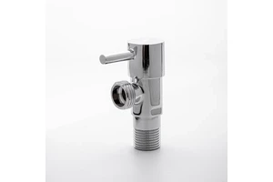 1/2"3/4" Brass Chrome Plated Angle Valve Male Threaded Connection Angle Valve Water Valve