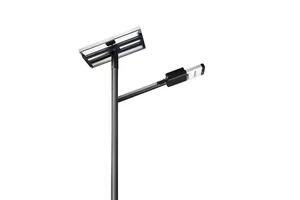 DAWN Conical Single 30w 60wsolar Led Street Light Hot Galvanized Steel Outdoor Lamp Pole Solar Street Light