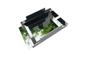 Customized High Reflector Mirror Aluminum Lamps Shade for Grille Lamp Cover
