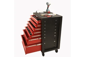 Kinbox 158PCS Workbench Tool Chest/Cart/Trolley Garage Tool Cabinet 7 Drawer Tool Box Set for Craftsman Caja De Herramientas