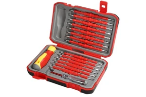 Good Quality 29 in 1 Electrician Screwdriver Set Isolated Chrome Vanadium Steel Screwdriver Set