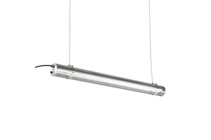 Heavy Duty LED Tri-Proof Light - Heat Impact Resistant for Humid Dusty Areas Ideal for Warehouses Garages