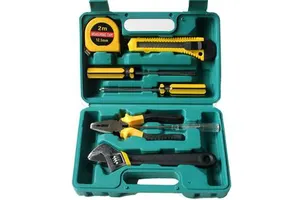 Factory Direct Carbon Steel Hardware Tool Box Set Including Vise Wrench Screwdriver Hand Operated Car Home Use ODM Customized