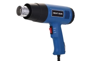 Industrial Electric DIY Cordless Heat Air Gun 1350W 220V 240-420L/min Cool/Hot Air 300-520 Shrink Wrap Push-button Switch
