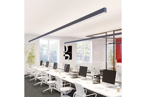 1.2M 40W Rectangular Hanging Dimmable Suspended Linkable Led Linear Light for Kitchen Table Office Meeting Rooms