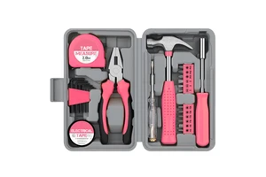 Best Selling 24 Piece Multifunctional Gift Tool Household Hardware Set Pliers Tape Measure Hammer Home Repair Tool Box Set