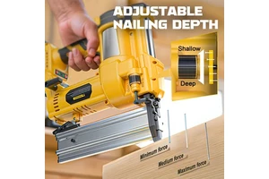 Factory Supply 18-20V Brushless Nail Gun F10-F50 Electric Brad Nailer for Industrial DIY Carpentry Roof Ceiling Decoration