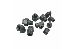 EN 10242 Pipe Fittings 1/2 Inch Pipe Fittings Black Malleable Iron Pipe Fittings