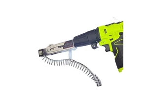Industrial-Grade Continuous Firing Electric Ceiling Nail Gun DIY Woodworking Air Source Motor Chain Screw Gun
