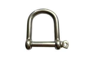 Marine Grade European Type Mining Rigging Hardware Heavy Duty Stainless Steel Wide Dee Shape Load Screw Pin Anchor Chain Shackle