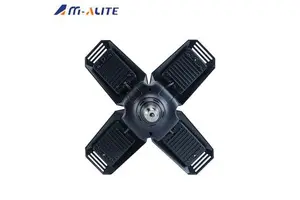 Lighten up Your Garage with This 4-Pack LED Garage Lights - 50W LED Shop Light with 3 Ultra Bright Adjustable Panels and 5000LM
