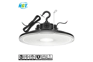 300W - 90W LED UFO HIGH BAY PRO 5000K Dimmable Aluminum Aluminum Body High Lights For Construction Industrial Warehouse
