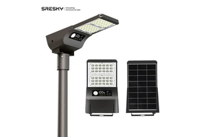 SRESKY High Brightness 3000LM Motion Solar Street Light Lampione Stradale Solare Street Lamp with Solar Panel