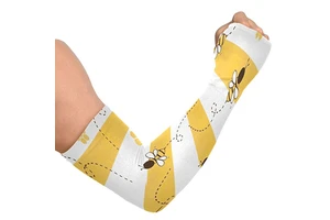 Unisex High-quality Spandex/Polyester Cooling UV-Proof Quick Dry Breathable Cycling Arm Sleeves Custom Logo Summer Outdoor