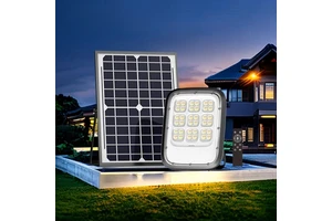 LED Solar Floodlights Outdoor Floodlights Aluminum Ip65 Waterproof Projector 100w 200w 300w Garden LED Solar Floodlights