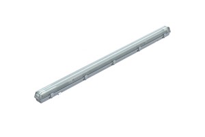 5FT LED Emergency Waterproof Luminaire Single Tube Linear Fixture Industrial Fitting