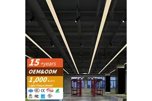 RONSE Aluminum Alloy Modern Minimalist IP20 Rated 5-Year Warranty Dimmable Recessed Surface Pendant Suspension Linear High Light