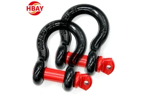 Factory Price Wholesale Heavy Duty D Shackle Rugged 1/2 Inch D Ring Shackle Bow Shackle for Trucks Trailers