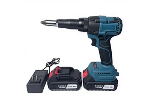 Lithium Battery Aluminum Head Rivet Gun 21V Rechargeable Electric Tool Automatic Industrial Nail Gun Wireless China