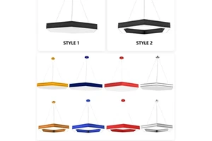 High Light Efficiency Modern Indoor Linear Pendant Light Office Mall Led Linear Light PendantLights