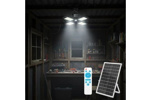 LED Solar Ceiling Light Indoor House Pendant Lamp With Remote Control For Balcony Porch Gazebo Outdoor Waterproof Decor