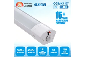 LED Garage Light, 1200mm/1500mm, 6500K Cool White, App Controlled Smart Lighting, Easy Installation for Workshop Basement