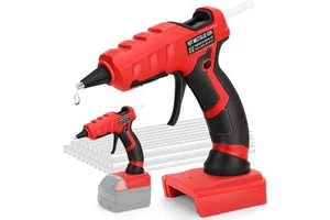 Peaktop Cordless Hot Glue Gun for Milwaukee 18V M18 Battery, Hot Glue Gun Kit