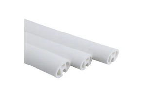 Custom Oval Silicone Profile Tube with Cable Groove Protective Sleeve for LED Table Lamp Wiring Manufacturer
