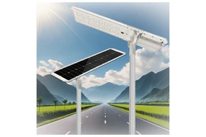 80W Outdoor Road Wholesale Price Street Light Solar All in One Solar Street Light