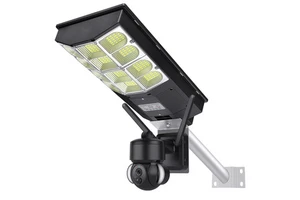 Solar Street Light 4G Camera 3MP HD Outdoor Night Vision Remote IP65 Outdoor Solar Street Light With Camera