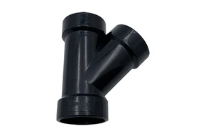 Water Supply ABS DWV Tools Sets 1-1/2 Inch Wye ABS Pipe Fittings Bathroom Accessories Plastic Tubes