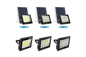 Solar Rechargeable Wireless Floodlight Dusk to Dawn Solar LED Sensor Flood Light Outdoor Street Light