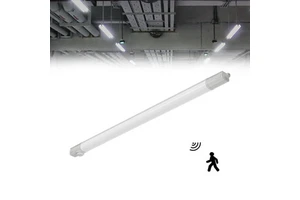 IP65 Industrial LED Tri-proof Light 2FT 4FT 5FT Supermarket Shopping Mall LED Tri-proof Light with Motion Sensor