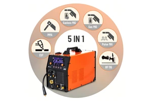 New 7 1 Pulse MIG TIG Multi-Process Welder 220V Gasless Welding Machine for Aluminum & Stainless Steel Wholesale