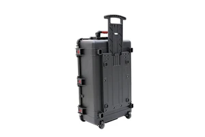 Top Selling Hard PP Plastic Trolley Tool Case IP67 Waterproof IK10 Shockproof 3-Year Warranty with Wheels Customized Foam Logo