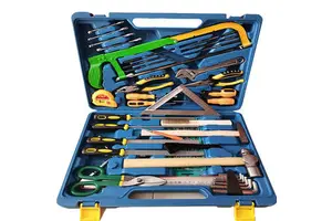 Household Woodworking and Electrician Tool Set with Hard Case Hand Powered OEM